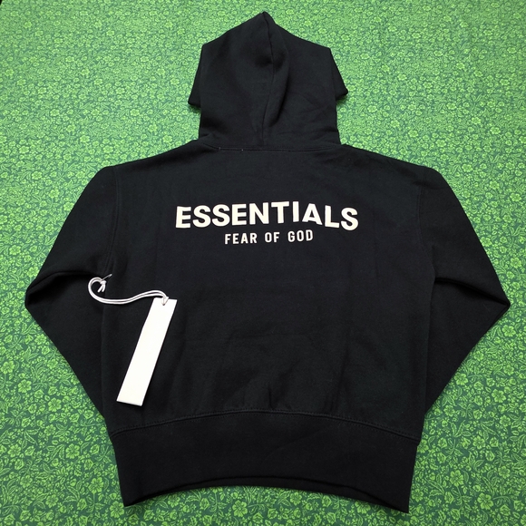 FOG Essentials Black kids Hoodie - Picture 2 of 7